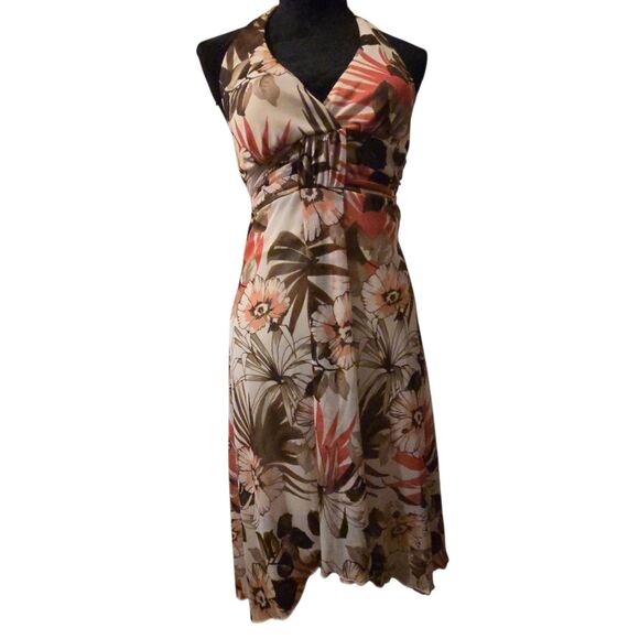 Y2K Speechless S Fairy Isle Baby Doll Dress Asymmetrical Lined Floral Cottage - Picture 1 of 12